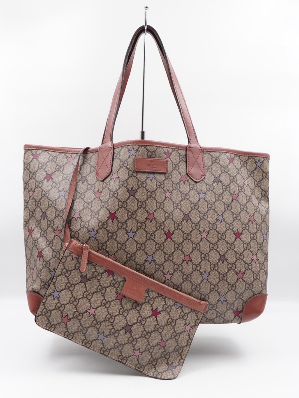 CM49 💗 Gucci GG Supreme Stars Tote